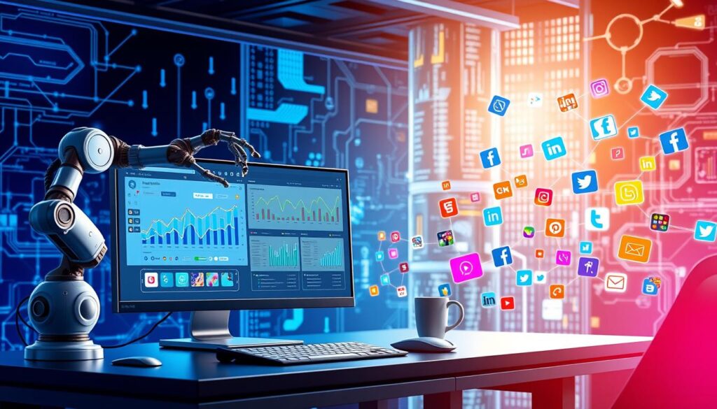 social media automation with AI tools